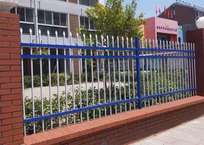 兴国学校幼儿园锌钢围栏护栏工程案例